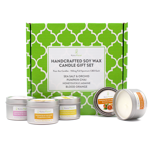 Kana Planet Handcrafted Soy Wax Candle Gift Set